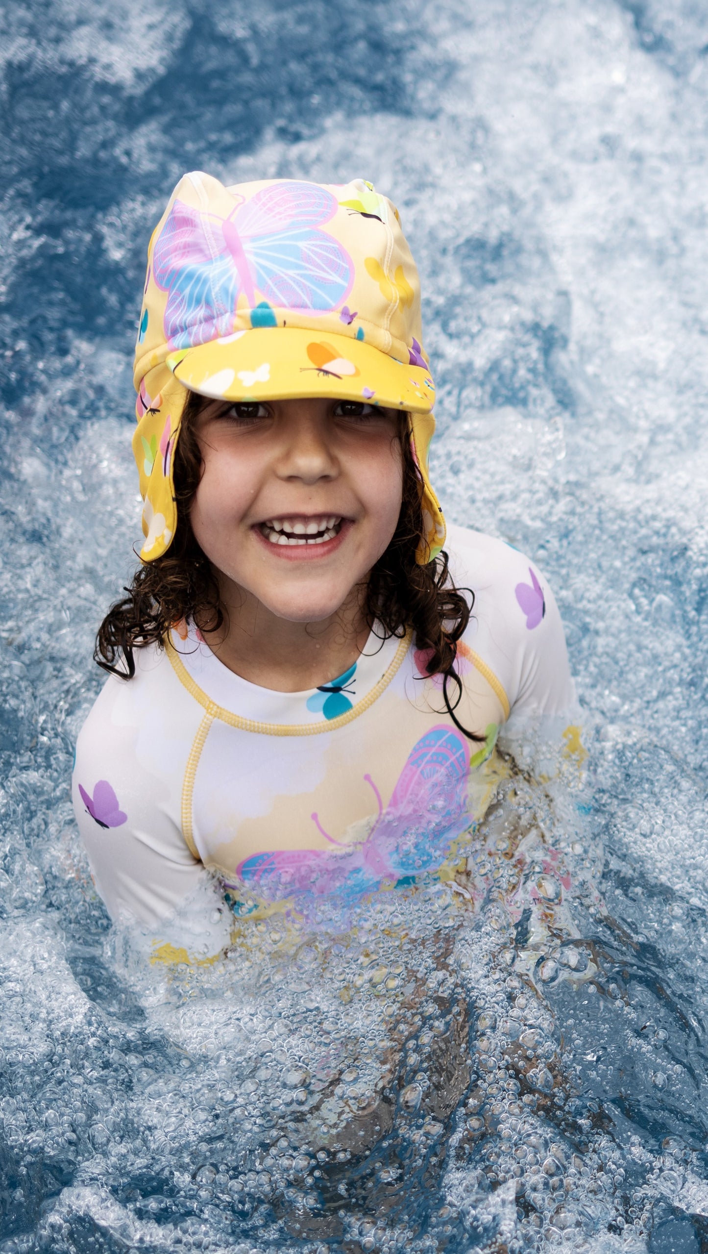 Butterfly Bub swim hat